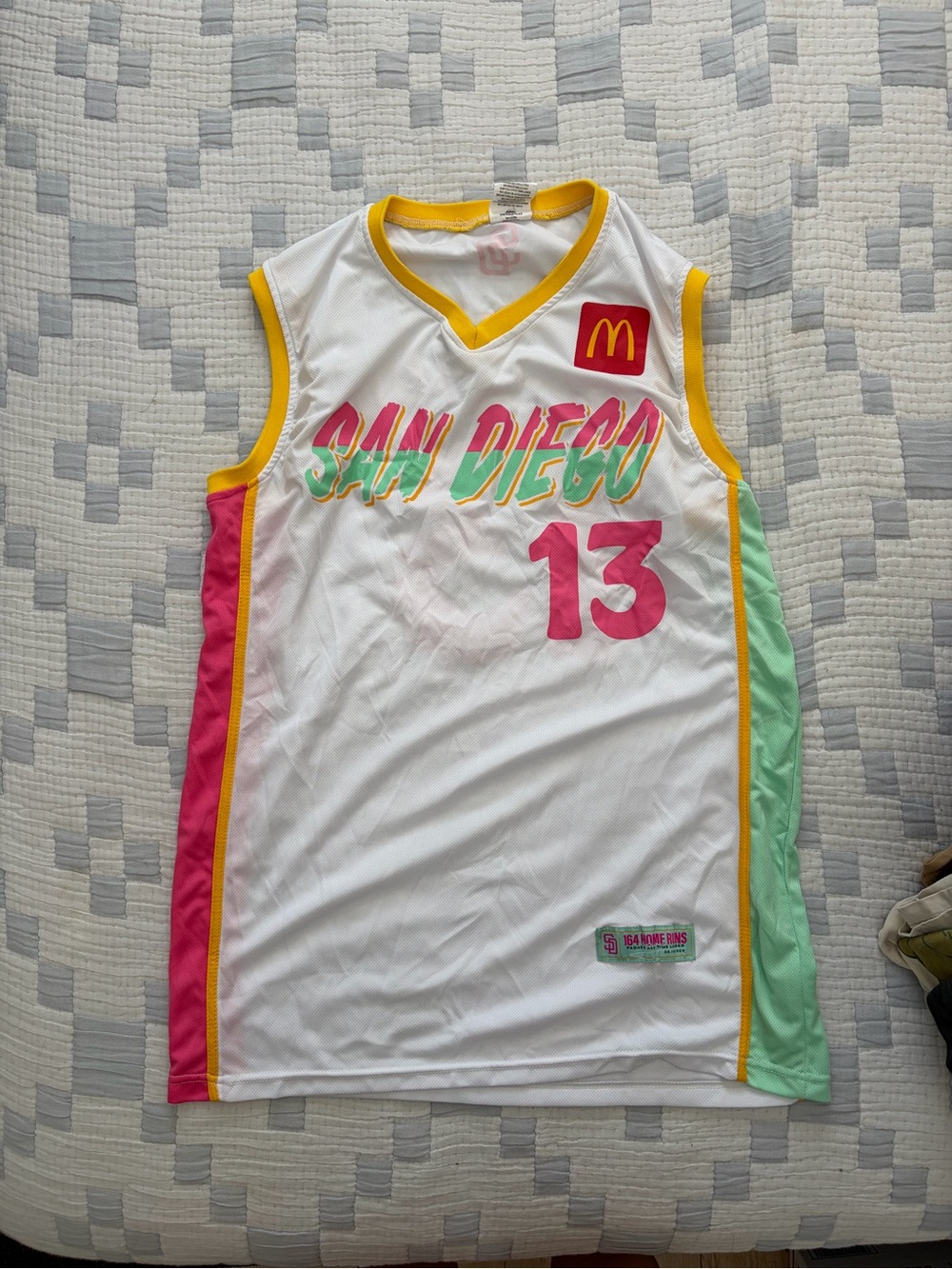 San Diego Padres Manny Machado City Connect Basketball Jersey